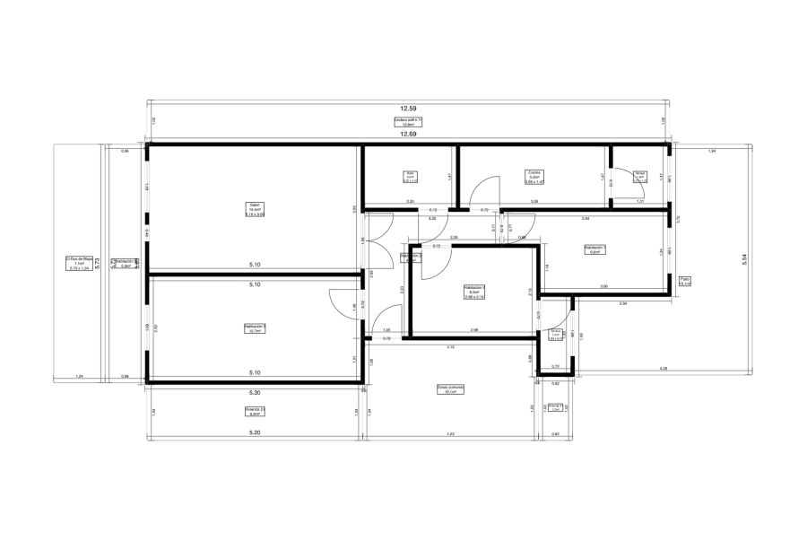Piso reformado y alquilado por 2.340 €/mes: inversión con rentabilidad inmediata.
